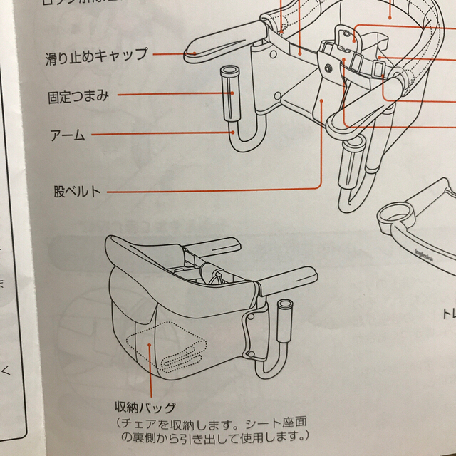 Inglesina(イングリッシーナ)のイングリッシーナ　ファスト　グレージュ キッズ/ベビー/マタニティの授乳/お食事用品(その他)の商品写真