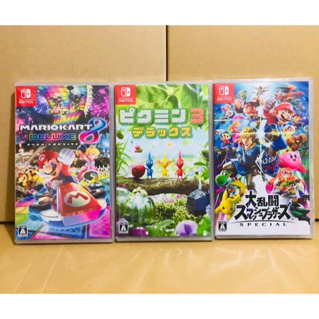 5台○マリオカート8 ○ゼルダの伝説○スマブラ○スプラトゥーン2