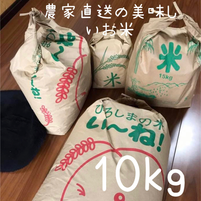 農家直送の美味しいお米 令和2年度産 ヒノヒカリ 10キロ