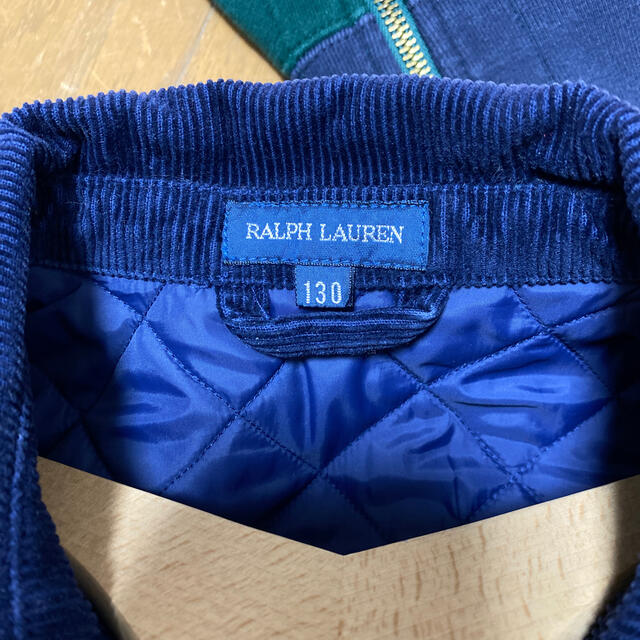 Ralph Lauren(ラルフローレン)の最終値下げ　ラルフローレン　キルティング　130 キッズ/ベビー/マタニティのキッズ服女の子用(90cm~)(ジャケット/上着)の商品写真