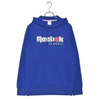 リーボック(Reebok)のパーカー リーボック フーディー CL インターナショナル グラフィック  青(パーカー)