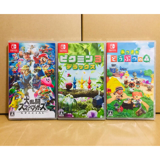 3台 ●桃太郎電鉄 ●マリオカート8 ●スマッシュブラザーズ