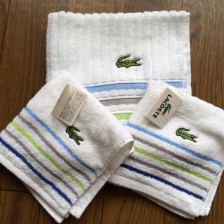 ラコステ(LACOSTE)の新品 LACOSTEタオルセット(タオル/バス用品)