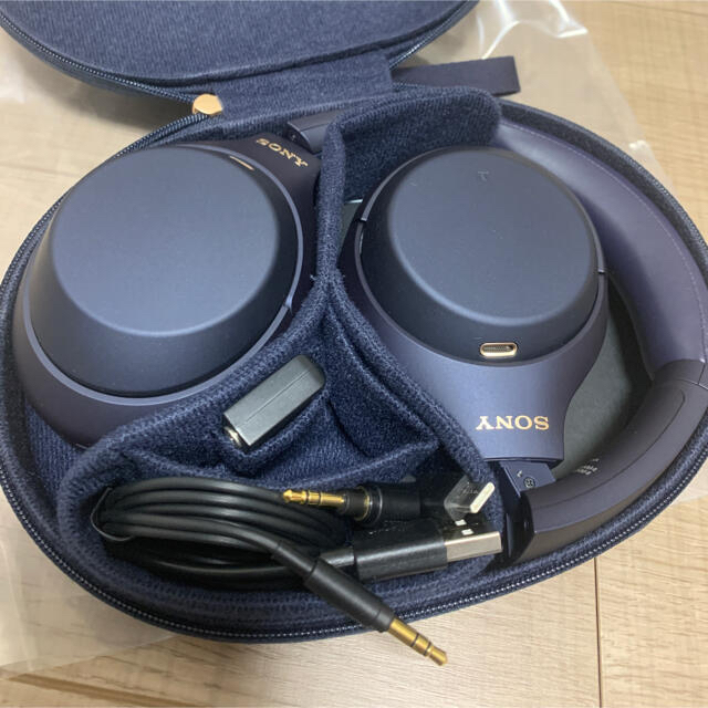 SONY(ソニー)のWH-1000XM4/L (ミッドナイトブルー) 日本未発売カラー スマホ/家電/カメラのオーディオ機器(ヘッドフォン/イヤフォン)の商品写真