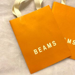 ビームス(BEAMS)の【送料込】BEAMS ビームス ショッパー 紙袋 2枚セット(ショップ袋)