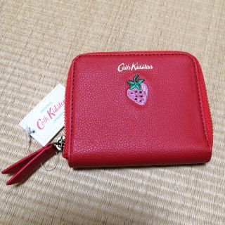 キャスキッドソン(Cath Kidston)の【新品】キャス・キッドソン☆コンパクトウォレット ストロベリー レッド(財布)