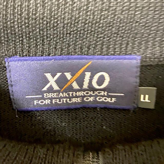 DUNLOP(ダンロップ)のXXIO ゼクシオ　ハーフジップ　ニット　セーター　ゴルフウェア　アーガイルXL メンズのトップス(ニット/セーター)の商品写真