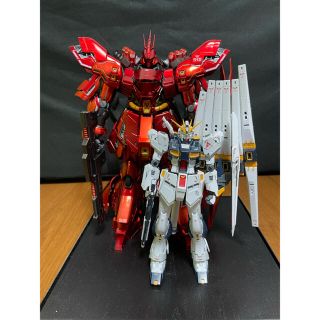 バンダイ(BANDAI)のガンダムベース 限定　MGサザビー  スペシャルコーティング　素組品　おまけ付き(プラモデル)