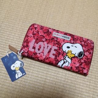 キャスキッドソン(Cath Kidston)の【新品】キャス・キッドソン スヌーピー　コンチネンタルウォレット(財布)