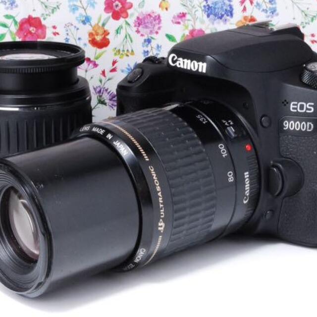 【美品】Canon EOS 9000D 標準＆望遠 ダブルレンズ | フリマアプリ ラクマ