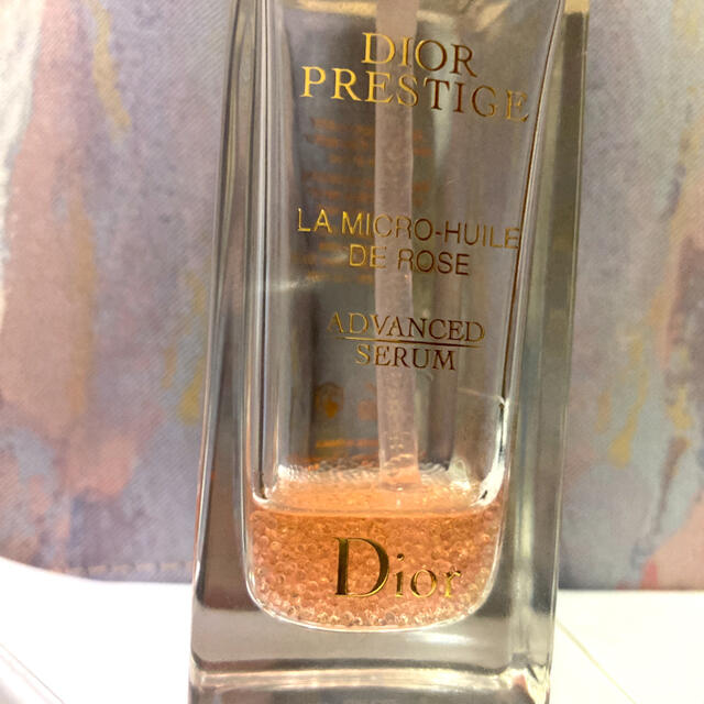 Christian Dior(クリスチャンディオール)のディオール ユイルドローズ used 50ml  NEWタイプ コスメ/美容のスキンケア/基礎化粧品(ブースター/導入液)の商品写真