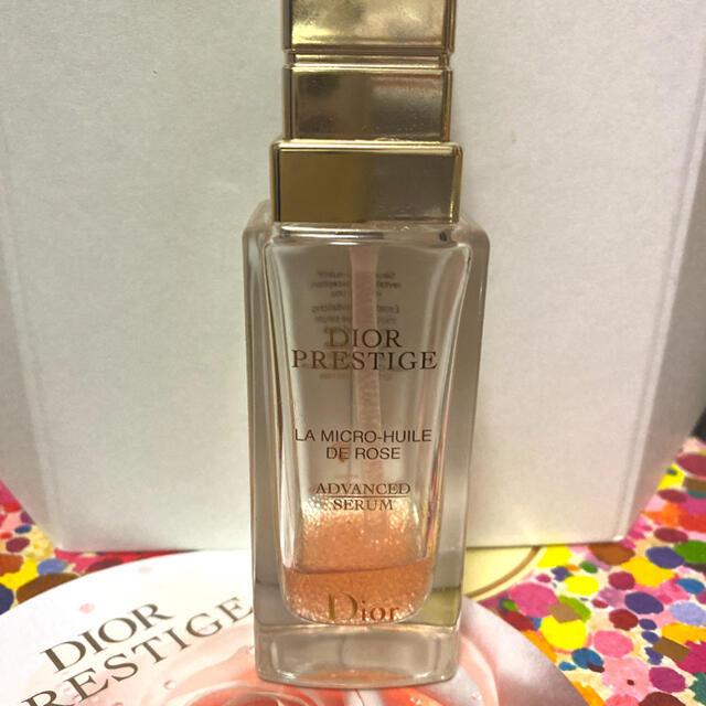 Christian Dior(クリスチャンディオール)のディオール ユイルドローズ used 50ml  NEWタイプ コスメ/美容のスキンケア/基礎化粧品(ブースター/導入液)の商品写真