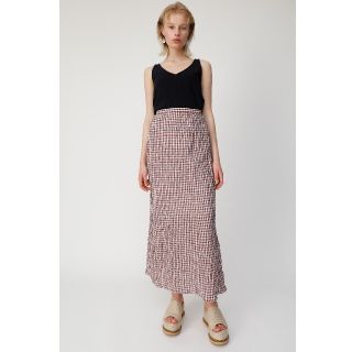 マウジー(moussy)のCHECK SUCKER Skirt(ロングスカート)