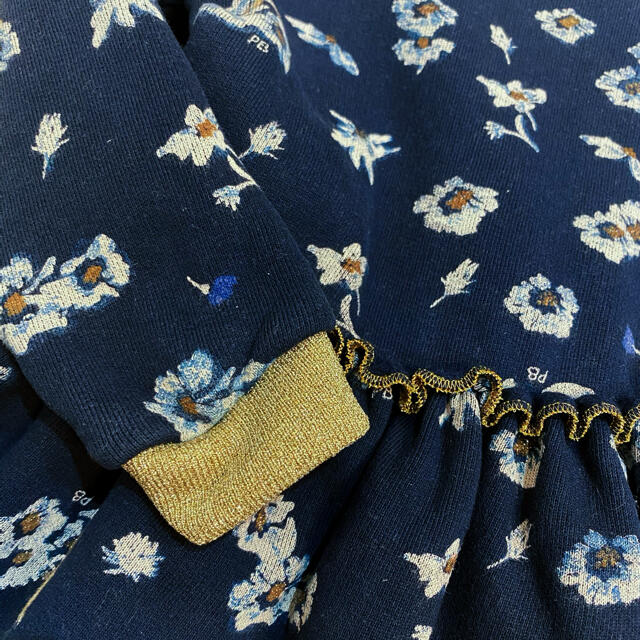 PETIT BATEAU(プチバトー)のプチバトーワンピース3A キッズ/ベビー/マタニティのキッズ服女の子用(90cm~)(ワンピース)の商品写真