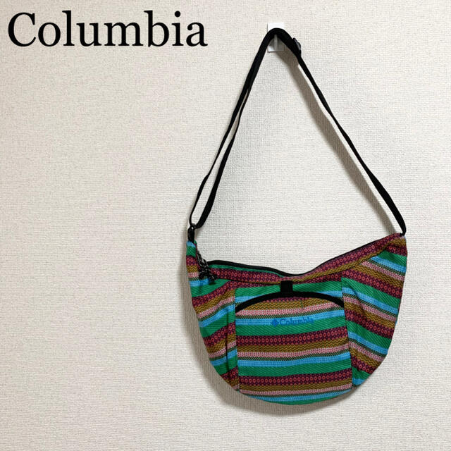 Columbia(コロンビア)の★美品★コロンビア ショルダーバッグ ボディバッグ 緑 赤 水色 オレンジ  メンズのバッグ(ショルダーバッグ)の商品写真