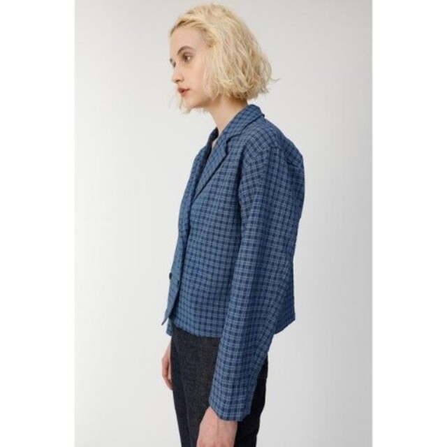 moussy(マウジー)のTAILOR COLLAR CHECK シャツ レディースのトップス(シャツ/ブラウス(長袖/七分))の商品写真