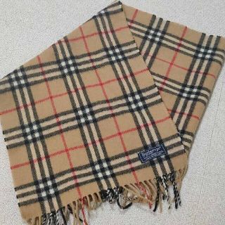 バーバリー(BURBERRY)の英国製 Burberrys マフラー ノバチェック ウール  美品(マフラー/ショール)