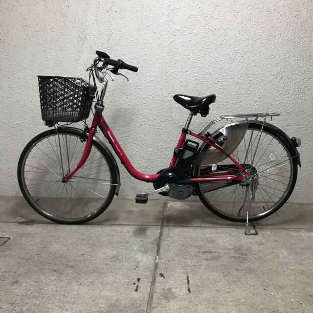 美品ピンク新基準Panasonic電動自転車26インチ - 自転車本体