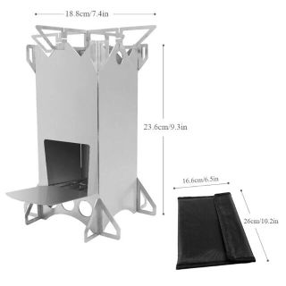 折り畳みコンパクト！！ロケットストーブ(ストーブ/コンロ)