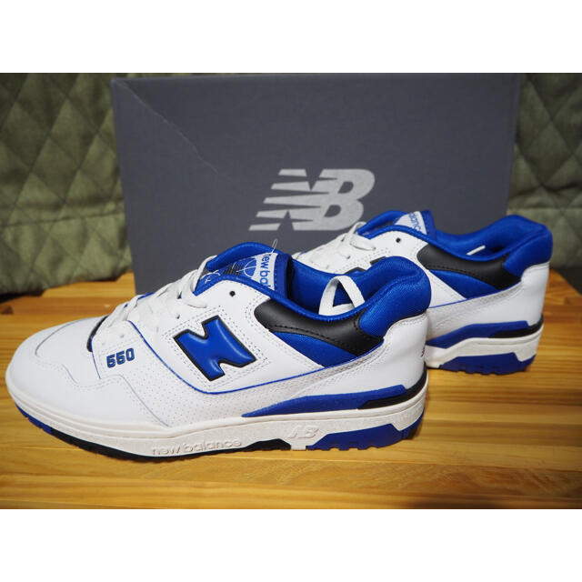 New Balance(ニューバランス)のAH.H フイナム掲載　NEW BALANCE BB550 ブルー　新品 メンズの靴/シューズ(スニーカー)の商品写真