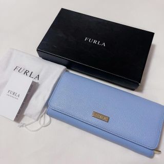 フルラ(Furla)のFURLA フルラ　長財布　ブルー　(財布)