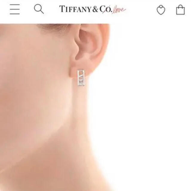 Tiffany & Co. - 【Tiffany】ティファニー アトラス フープピアスの