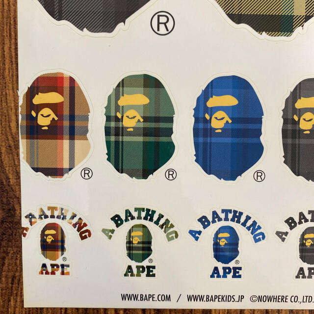 A BATHING APE(アベイシングエイプ)のA Bathing Ape シール その他のその他(その他)の商品写真