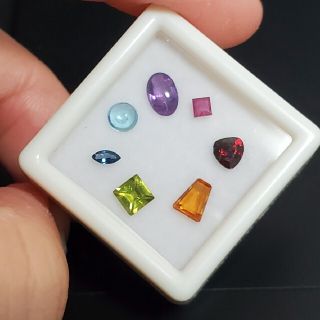 天然宝石ルースセット まとめて7色!③の通販 by Fluorite in quartz