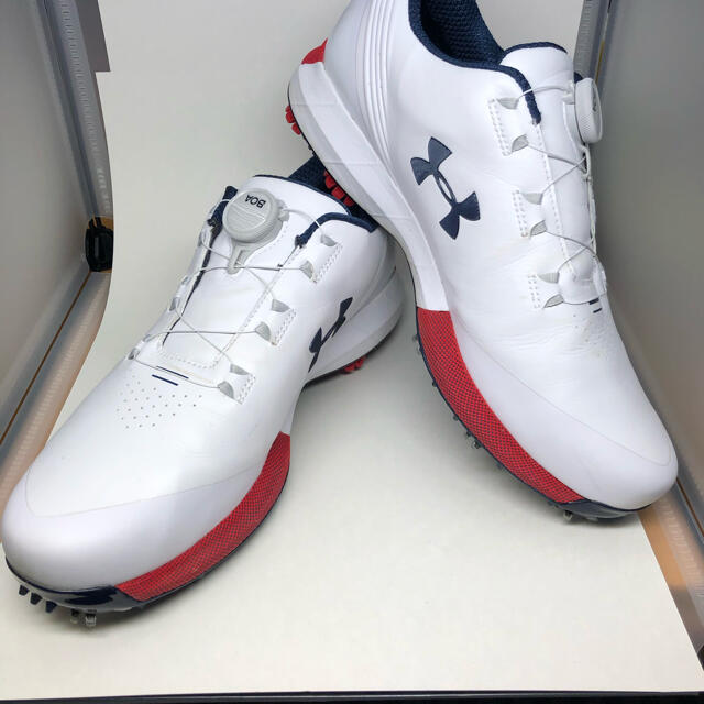 良品 アンダーアーマー UNDER ARMOUR ゴルフシューズ 27.5cm