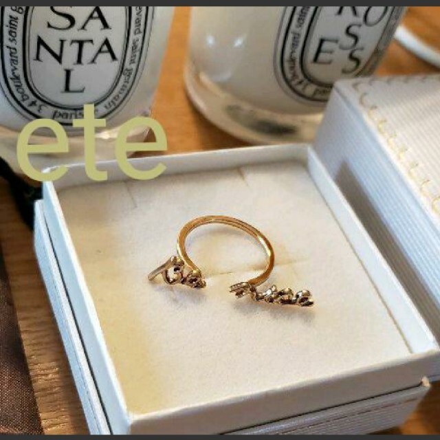 ete(エテ)のete エテBe nice リング　9号 レディースのアクセサリー(リング(指輪))の商品写真