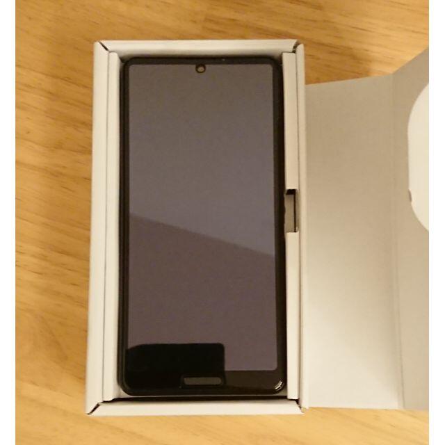 SHARP - SHARP AQUOS sense4 ブラック【超美品】フィルム・ケース付き