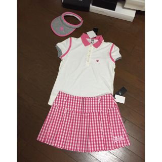 パーリーゲイツ(PEARLY GATES)のm♡様専用パーリーバービーコラボ新品2点(ポロシャツ)