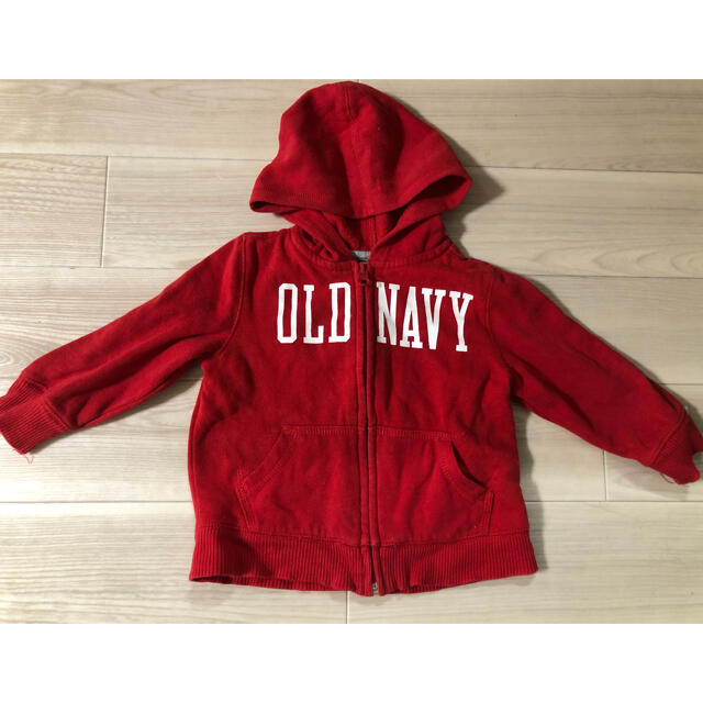 Old Navy(オールドネイビー)の【OLDNAVY】裏起毛　パーカー　セットアップ　80センチ キッズ/ベビー/マタニティのベビー服(~85cm)(トレーナー)の商品写真