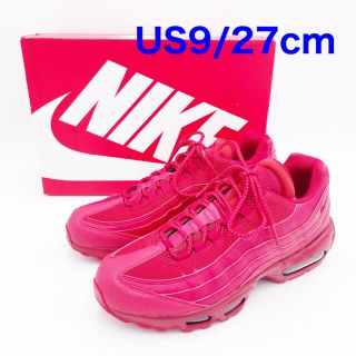 ナイキ(NIKE)の日本未入荷！NIKE AIR MAX95 TRIPLE RED 27cm 赤(スニーカー)