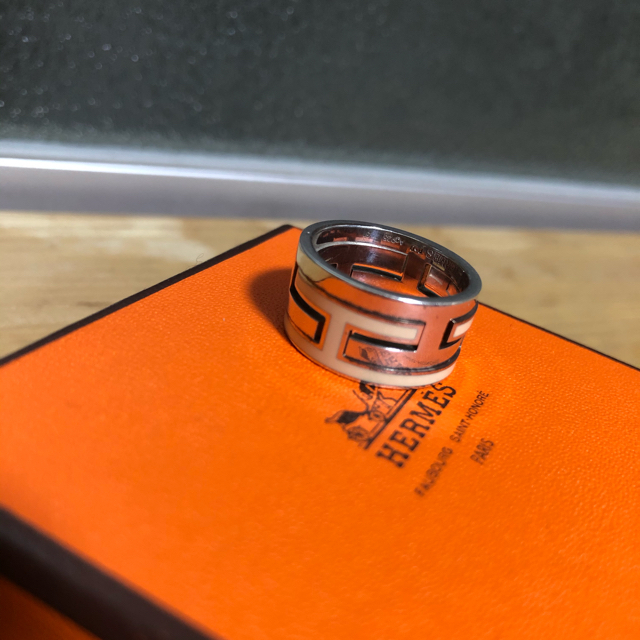 Hermes - 定価6万 エルメス HERMES vintage 希少 ムーヴアッシュリング