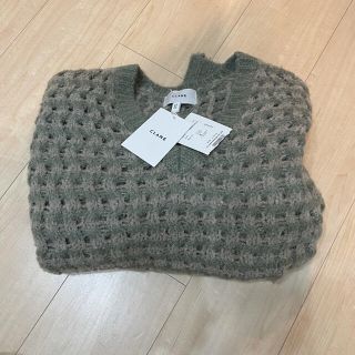 CLANE - CLANE♡mix coller v neck knitの通販 by 全商品値下げ ...