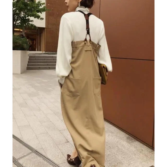 Ameri VINTAGE(アメリヴィンテージ)の新品　Ameri Vintage OVERALLS LIKE DRESS レディースのワンピース(ロングワンピース/マキシワンピース)の商品写真