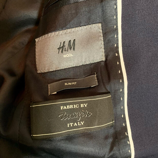 H&M(エイチアンドエム)のH&M Premium Qualityスリムフィット ウールジャケット メンズのスーツ(スーツジャケット)の商品写真