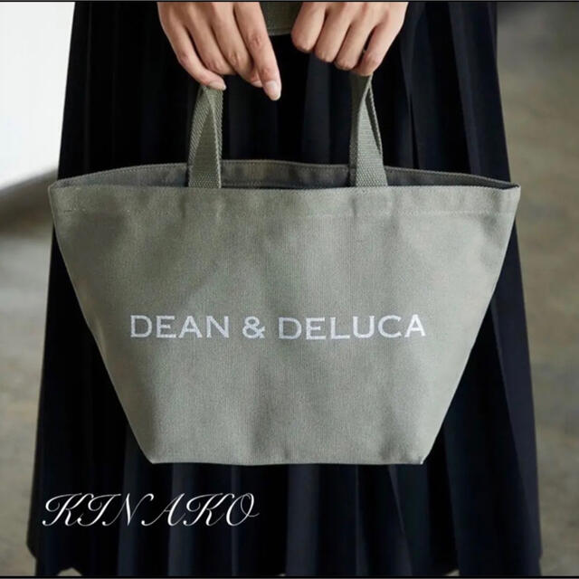 DEAN & DELUCA(ディーンアンドデルーカ)のDEAN＆DELUCAチャリティーオリーブトートバッグSエコバック　ホリデー新品 レディースのバッグ(トートバッグ)の商品写真