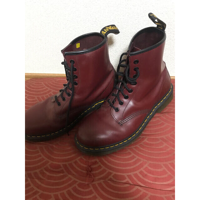 Dr.Martins 1460 8ホール チェリーレッド - ブーツ