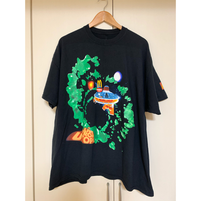 希少Travis Scott × McDonald washed　T-shirt