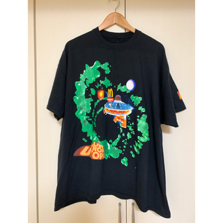 カクタス(CACTUS)の希少Travis Scott × McDonald washed　T-shirt(Tシャツ/カットソー(半袖/袖なし))