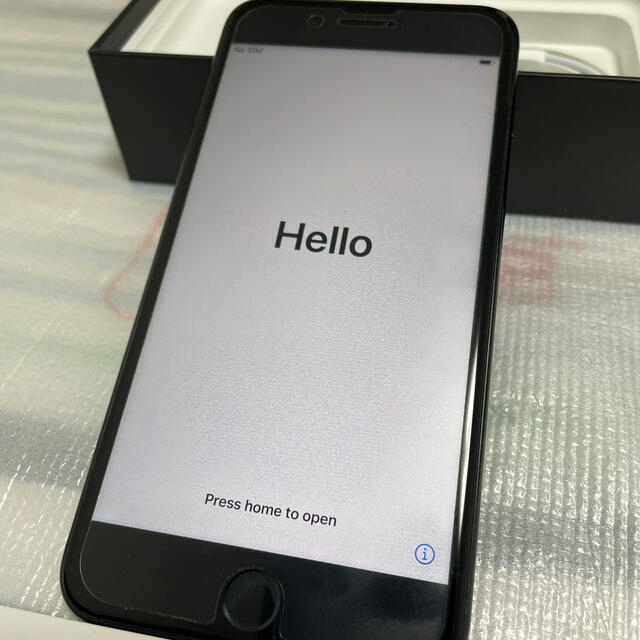 iPhone 7 plus 128GB JETBLACK SIMフリー