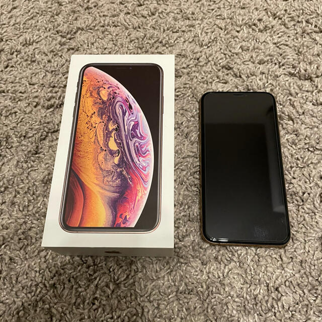 iPhone XS 64GB ゴールド SIMフリー 美品