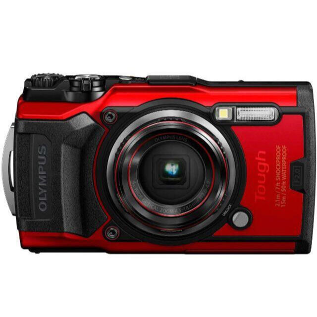 OLYMPUS(オリンパス)の(新品未開封) オリンパス Tough TG-6 RED スマホ/家電/カメラのカメラ(コンパクトデジタルカメラ)の商品写真