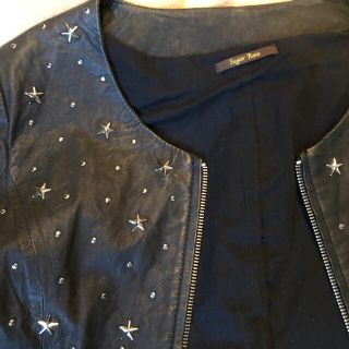 SUGAR ROSE シュガーローズ 本革 レザー スタジャン 美品-