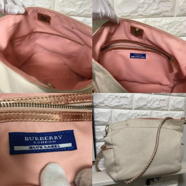 BURBERRY BLUE LABEL(バーバリーブルーレーベル)のトンコ様　専用ページ　Burberry 2way ショルダーバッグ　ハンドバッグ レディースのバッグ(ショルダーバッグ)の商品写真