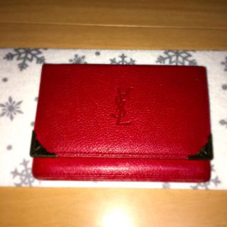 サンローラン(Saint Laurent)のイブサンローラン  カードケース　縁起良し♡(名刺入れ/定期入れ)