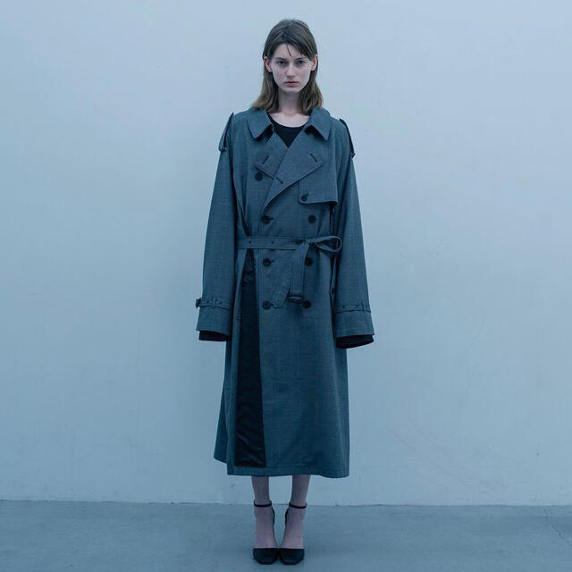 SUNSEA(サンシー)のstein  20ss Double Shade Trench Coat メンズのジャケット/アウター(トレンチコート)の商品写真