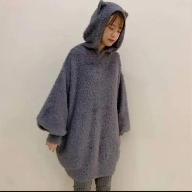 正規品 ネコモコBIGパーカー - agedor.ma